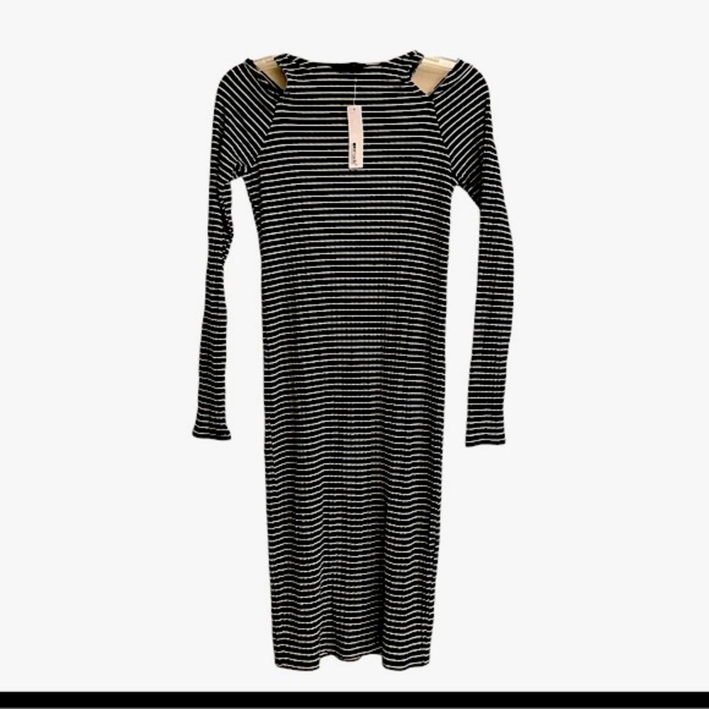 LAmade Bodycon Cold Shoulder Long Sleeve Dress Size Small NWT
